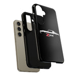 1970 Camaro Z28 White Silhouette Tough Phone Case Cover Gift