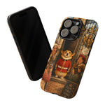 Corgi Royal Guard phone case | Cute British corgi soldier illustration