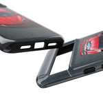 Red C8 Z06 Track Wing Tough Phone Case Cover Gift Art