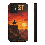 Western Sunset Cowboy Phone Case | Rugged Protective Cover