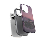 Sunset Skyline GT-R R32 phone case | car reflection, purple dusk