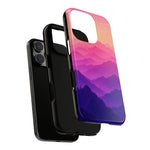 Pastel Mountain Haze Vaporwave Art Tough Phone Case