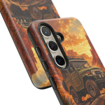 Land Cruiser FJ40 Classic 4x4 Red Rock Canyon Art Tough Phone Case