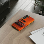 Orange Cuda Phone Case, 71 Classic Muscle Car Tough Cover