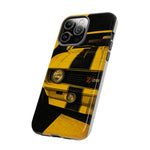 Z28 Yellow Camaro Retro Poster Tough Phone Case