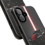 Camaro ZL1 Phone Case, Black Red Racing Stripe Studio Cover, Gift