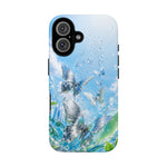 Copy of Silver Butterflies Tough Case | Blue Sky Water Droplets Phone Cover