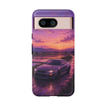 Sunset Skyline R34 Car Phone Case | Tough Phone Case