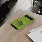 Green Cuda Muscle Car phone case for Gear Heads