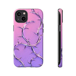 Chrome Thorn Vine Phone Case Vaporwave Tough Cover