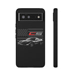 Black C5 Phone Case American Sports Car Tough Cover Gift