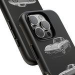 Silver Sting Ray Classic Corvette Phone Case Tough Multi View