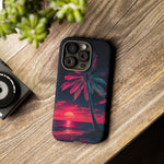 Retro 80s Trichrome Vaporwave Phone Case – Three-Color Aesthetic