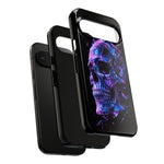 Holographic Skull Phone Case, Shattered Glass Iridescent Cover