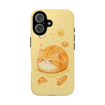 Orange Tabby Loaf Kawaii Chibi Pet Cat Art Tough Phone Case