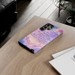 You Are Enough phone case | pastel cloud affirmation protective case