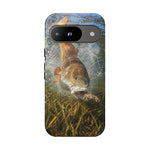 Redfish Strike Phone Case, Grass Flats Fishing Cover for Anglers