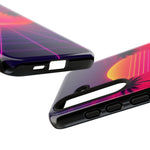 Classic Grid Sunset Vaporwave Art Tough Phone Case