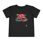1955 Chevy Bel Air Custom Car Toddler T-Shirt Vintage Graphic Tee Red Black