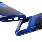 Blue Mustang Art Phone Case, GT500 American Muscle Car Tough Cover for Men