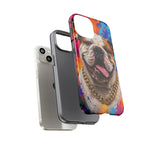Bulldog Pop Art Portrait Tough Phone Case - Paint Splash