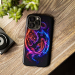 Neon Tiger and Koi Phone Case | Tough Case
