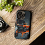 1966 GTO Orange Rainy City Tough Phone Case Cover Gift Art