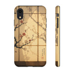 Plum Blossom Shoji Screen Phone Case Zen Art Tough Case
