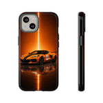 Z06 C8 Phone Case, Orange Racing Livery Studio Cover