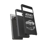 White SS Camaro reflection phone case | Car muscle car phone case