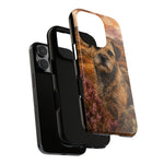 Border Terrier Earthy Watercolor Art Tough Phone Case