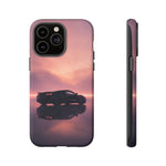 C8 Corvette Silhouette Pastel Horizon Case