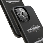 442 Phone Case Silver, Three-View Vector Tough Cover