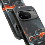 1966 GTO Orange Rainy City Tough Phone Case Cover Gift Art