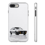 White AE86 Phone Case, JDM Drift Icon Tough Cover