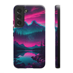 2 Rounds Canada Retina Artwork Vaporwave Phone Case – Landscape Aesthetic
