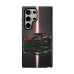 Camaro ZL1 Phone Case, Black Red Racing Stripe Studio Cover, Gift