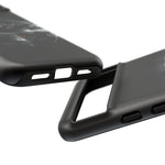 Black Sports Car Illustration 2023 Challenger SRT phone case | Car Drift Reflection