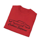 1969 Cutlass Black Outline Silhouette Emblem Classic Car T-Shirt Fan Gift