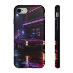 GTO Rainy Neon Arcade Tough Phone Case for Muscle Car Enthusiasts