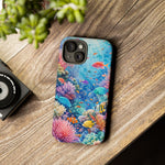 Underwater Coral Reef Phone Case | Colorful Tropical Fish Ocean Scene