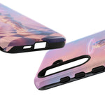 Praying Cherub Statue halo Vaporwave Aesthetic phone case