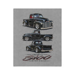 1950 Chevy 3100 Custom Pickup Blanket | Classic Truck Velveteen Microfiber