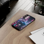 Skyline GT-R Tokyo Rain JDM Night Art Tough Phone Case