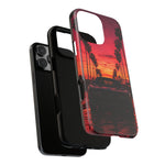 Black Gold Trans Am Sunset Tough Phone Case - Palm Boulevard Art