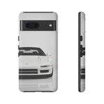 White NSX Phone Case, Retro 90s JDM Supercar Cover, Gift for Car Lovers