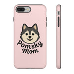 Pomsky Mom Phone Case | Cute Dog Illustration