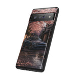 Cherry Blossom Street Scene R34 Skyline GTR Tough Case | Car Photo Cover