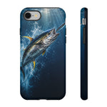 Yellowfin Tuna Phone Case, Deep Sea Fishing Tough Cover for Men