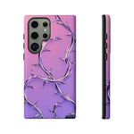 Chrome Thorn Vine Phone Case Vaporwave Tough Cover
